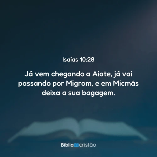 Isaías 10:28