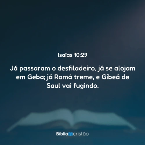 Isaías 10:29