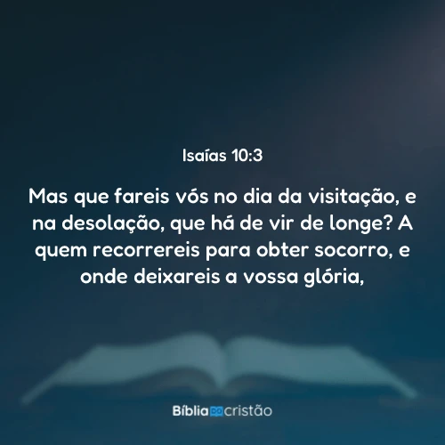 Isaías 10:3