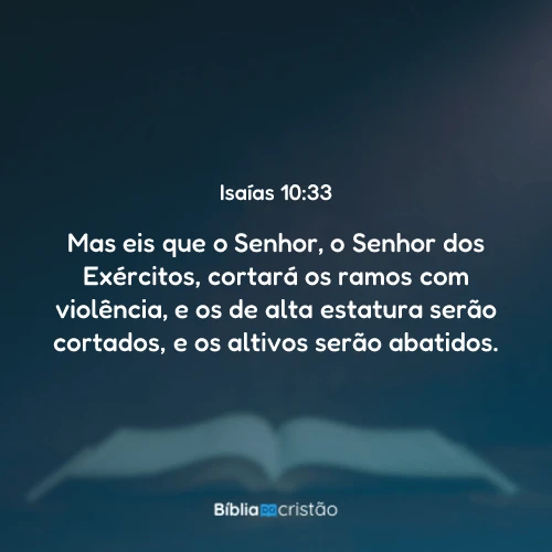 Isaías 10:33