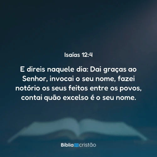 Isaías 12:4