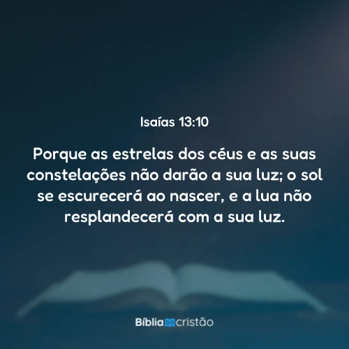 Isaías 13:10