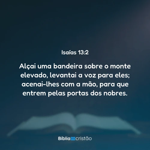 Isaías 13:2
