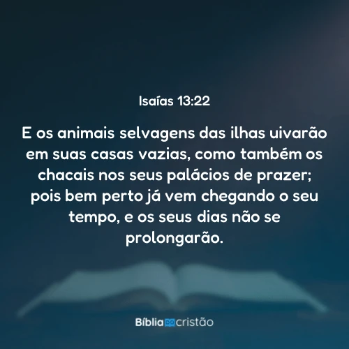 Isaías 13:22