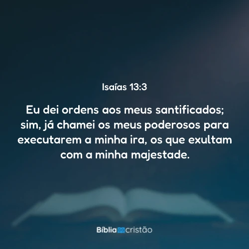 Isaías 13:3