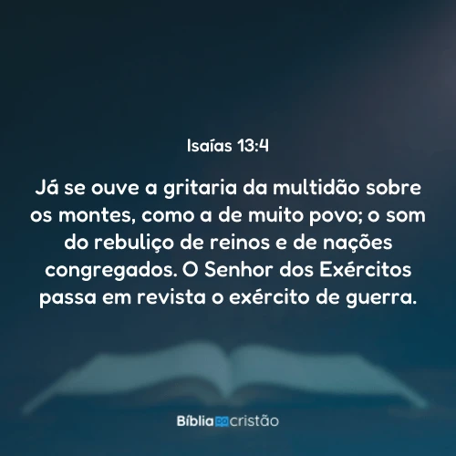Isaías 13:4