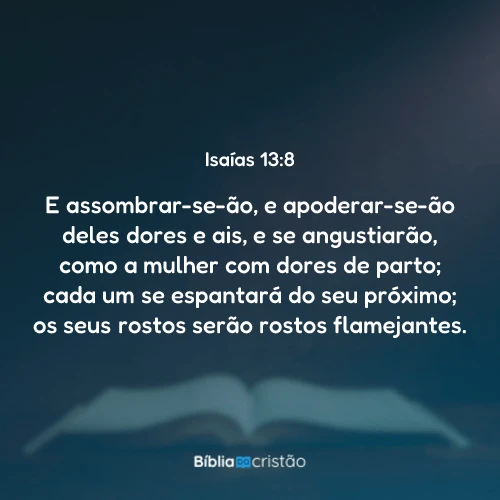 Isaías 13:8