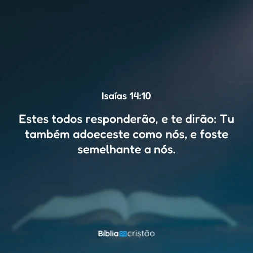 Isaías 14:10