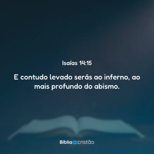 Isaías 14:15