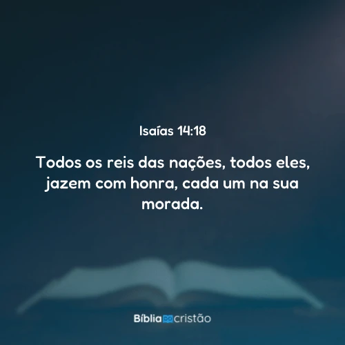 Isaías 14:18