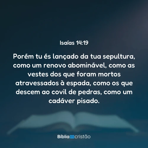 Isaías 14:19