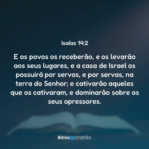 Isaías 14:2