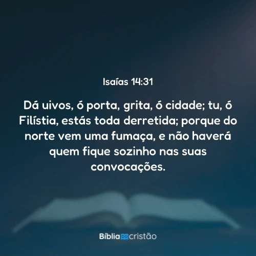 Isaías 14:31
