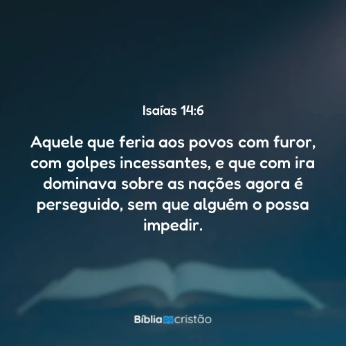 Isaías 14:6