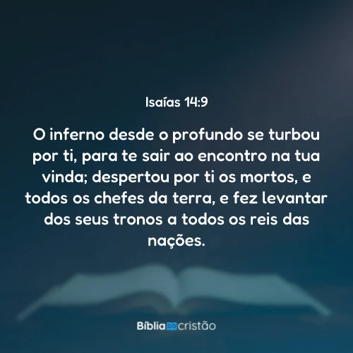 Isaías 14:9