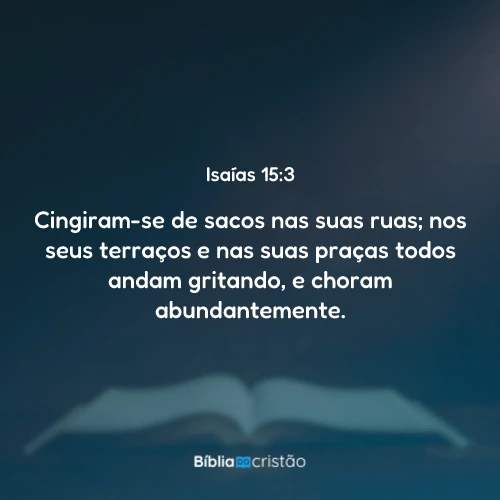 Isaías 15:3