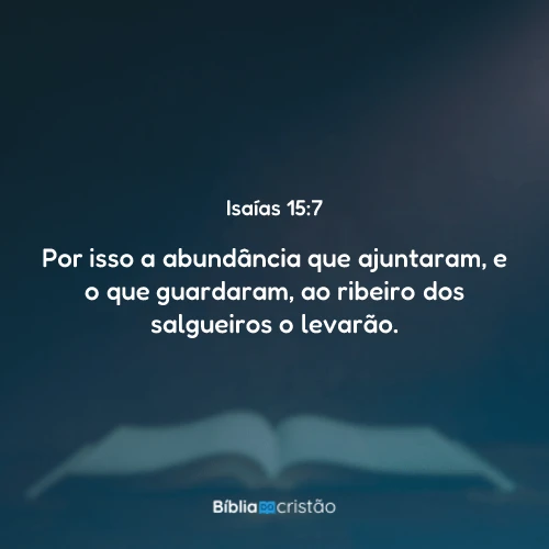 Isaías 15:7