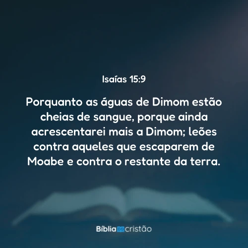Isaías 15:9