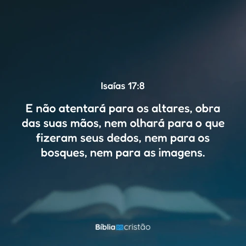 Isaías 17:8