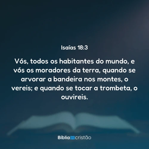 Isaías 18:3