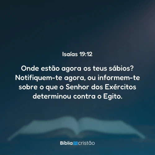 Isaías 19:12