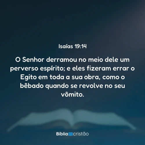 Isaías 19:14