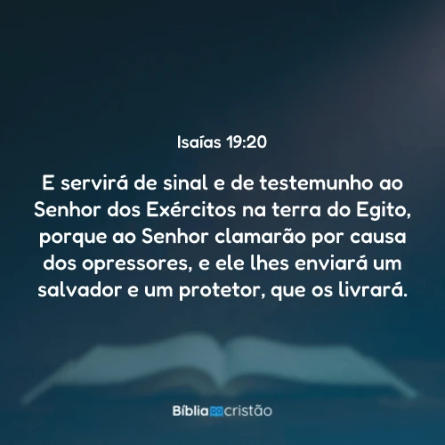 Isaías 19:20