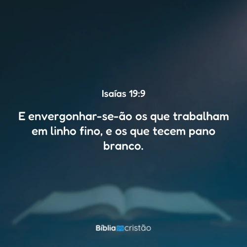 Isaías 19:9
