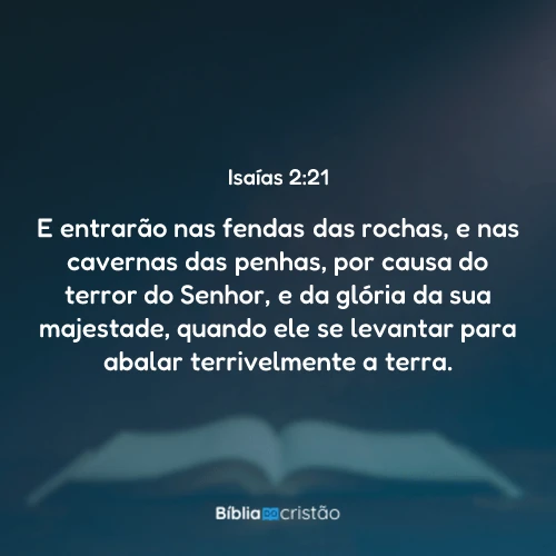 Isaías 2:21