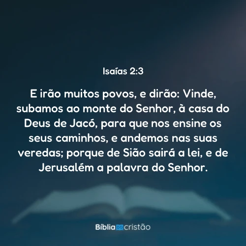 Isaías 2:3
