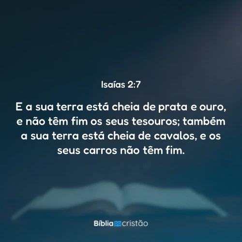 Isaías 2:7