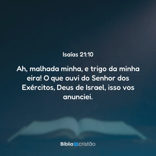Isaías 21:10