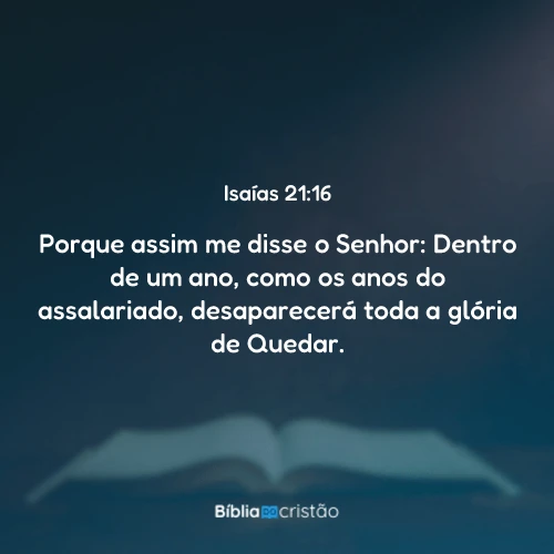 Isaías 21:16