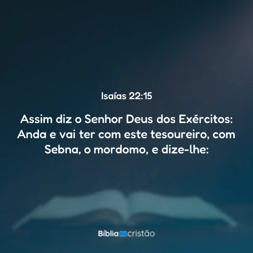 Isaías 22:15