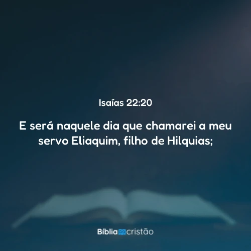 Isaías 22:20