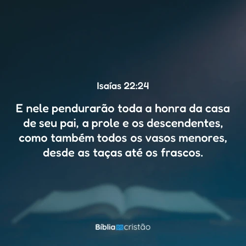 Isaías 22:24