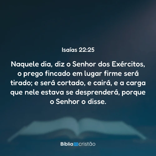 Isaías 22:25
