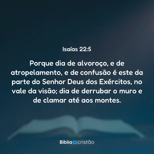 Isaías 22:5