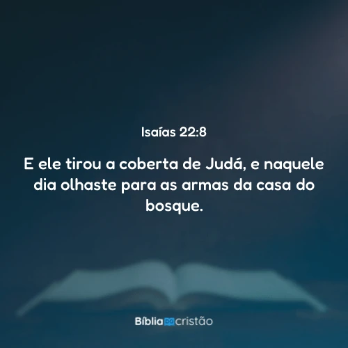 Isaías 22:8
