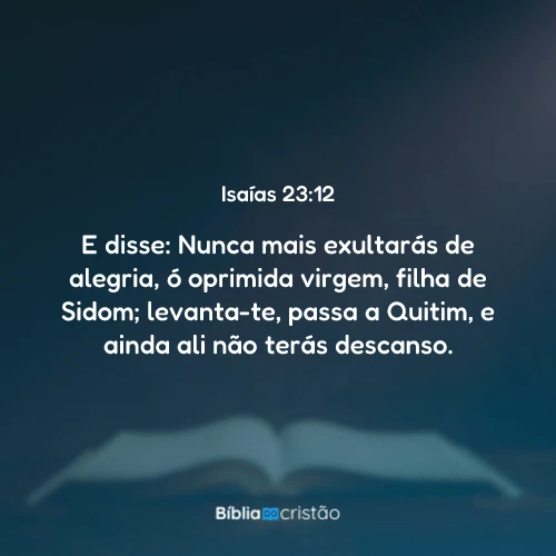Isaías 23:12