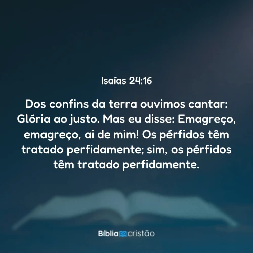 Isaías 24:16