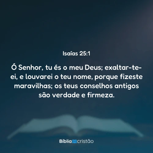 Isaías 25:1