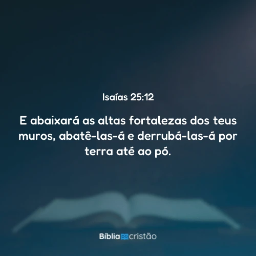 Isaías 25:12
