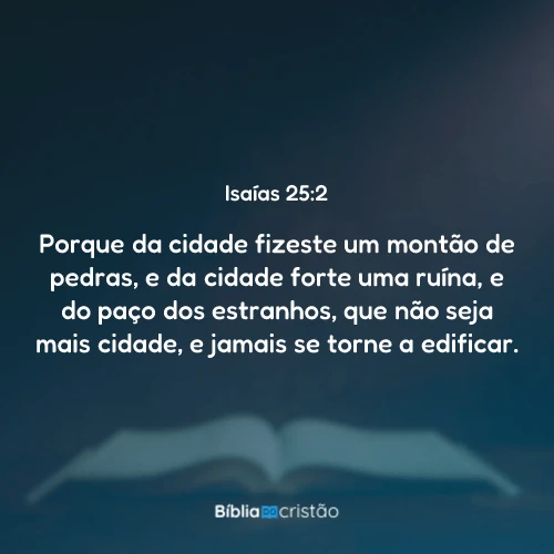 Isaías 25:2