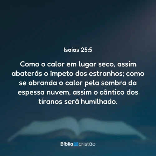 Isaías 25:5