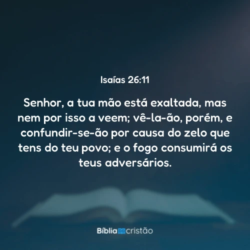 Isaías 26:11