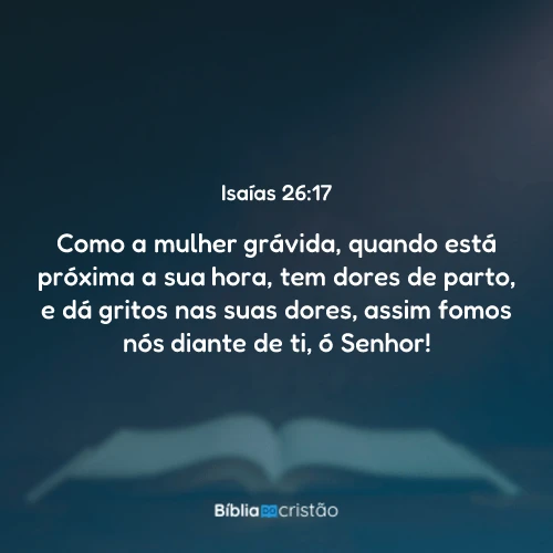 Isaías 26:17