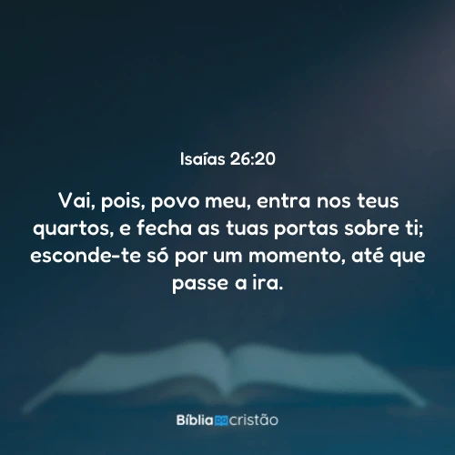 Isaías 26:20
