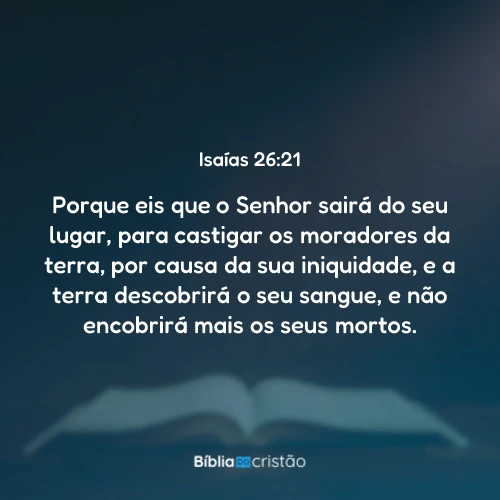 Isaías 26:21