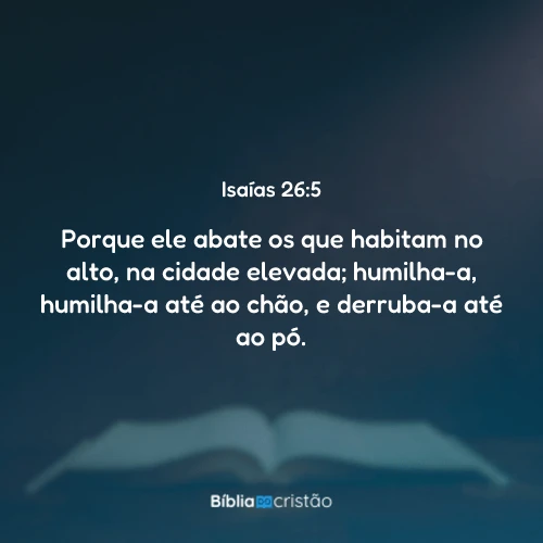 Isaías 26:5